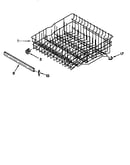 Upper rack and track