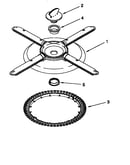 Lower washarm and strainer