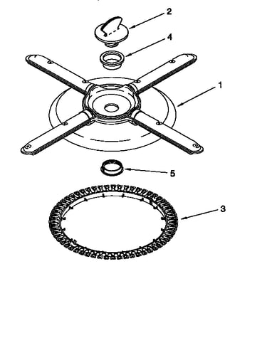 Lower washarm and strainer