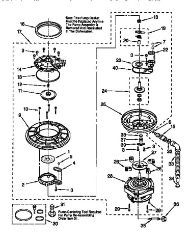 Pump and motor
