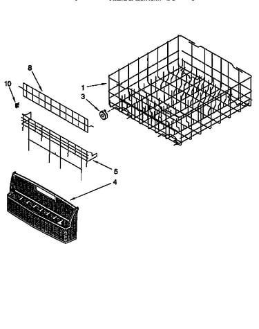 Lower rack