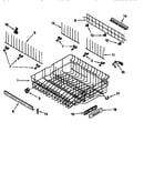 Upper rack and track