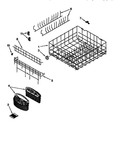Lower rack