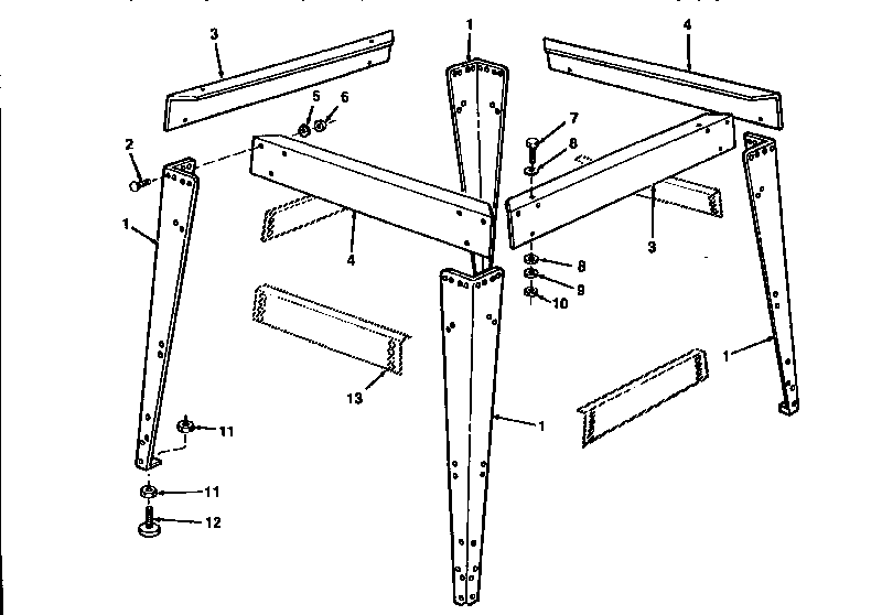 Figure 6 leg set