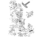 Craftsman 917259020 mower deck diagram
