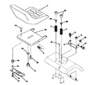 Craftsman 917258690 seat assembly diagram