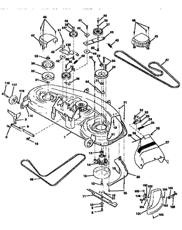 Mower deck