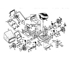 Craftsman 917386410 rotary lawn mower diagram