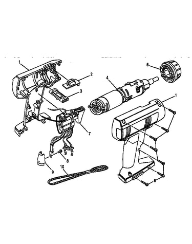 Motor housing assembly