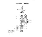 Craftsman 358797750 carburetor assembly kit diagram