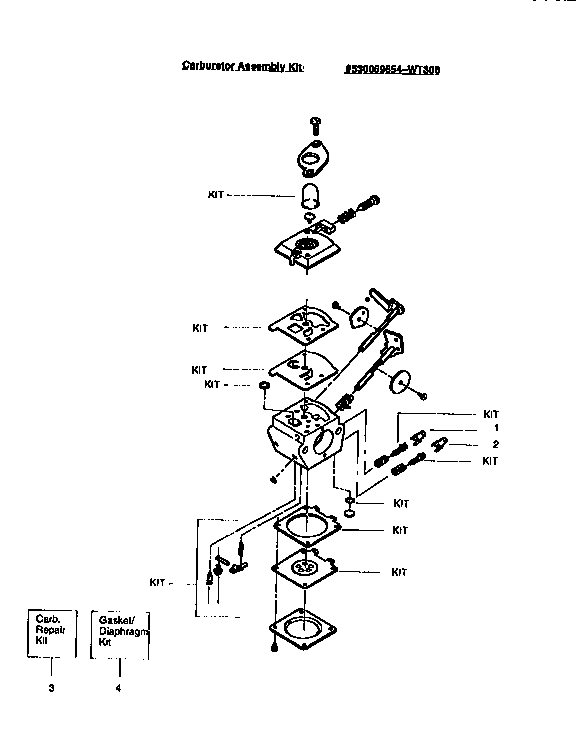 CARBURETOR ASSEMBLY KIT