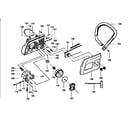 Craftsman 358351202 handle assembly diagram