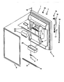 Refrigerator door