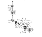 Kenmore 11026822691 motor and pump diagram