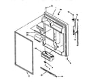 Kenmore 10667188790 refrigerator door diagram