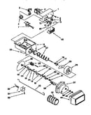 Motor and ice container