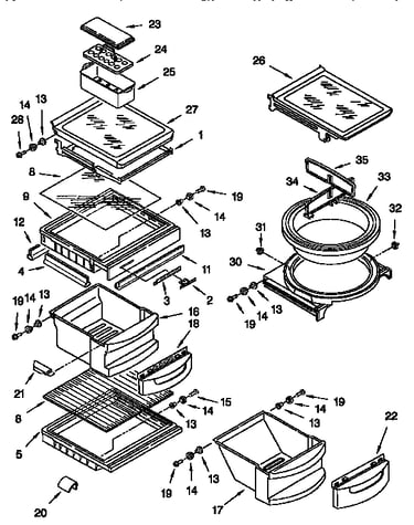 Refrigerator shelf