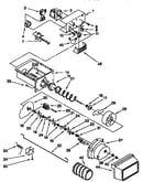 Motor and ice container
