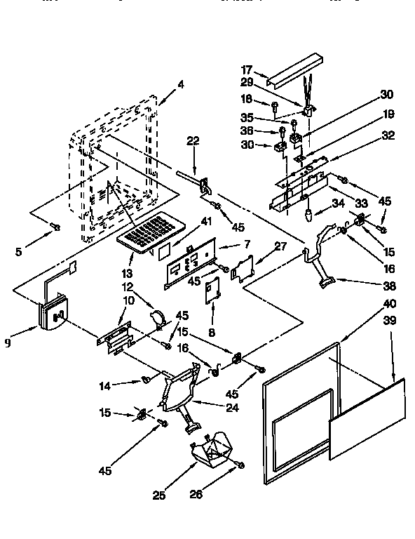 DISPENSER FRONT