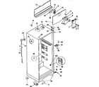 Kenmore 2539366785 cabinet parts diagram