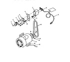 Craftsman 113232240 switch and motor assembly diagram