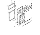 Kenmore 25367800790 door assembly diagram