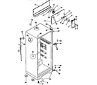 Kenmore 25367800790 cabinet assembly diagram