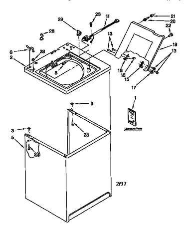 Top and cabinet