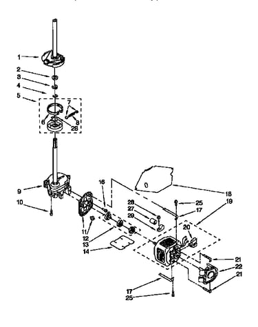 Motor and pump