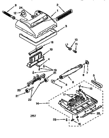 Nozzle and motor