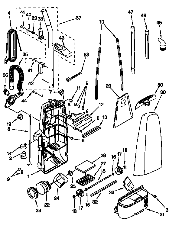 Dust compartment