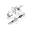 Tecumseh TVXL220-157243A starter motor 35763a (71/143) diagram