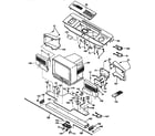Proform 831297860 console base and monitor assembly diagram