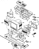 Console base and monitor assembly