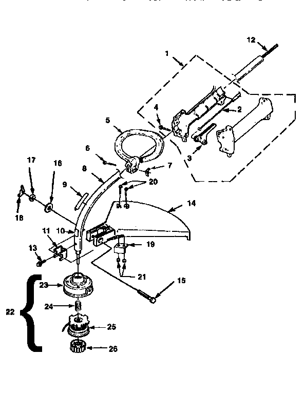HANDLE AND STRINGHEAD ASSEMBLY