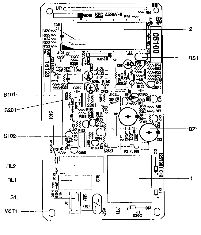 Power and control circuit board