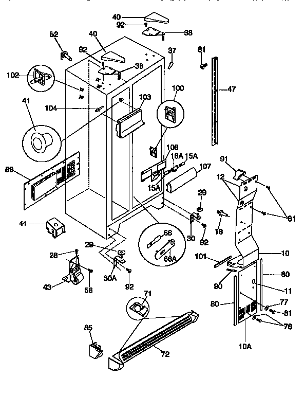 Cabinet parts