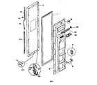 Kenmore 25357687790 freezer door diagram