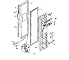 Kenmore 25357672790 freezer door diagram