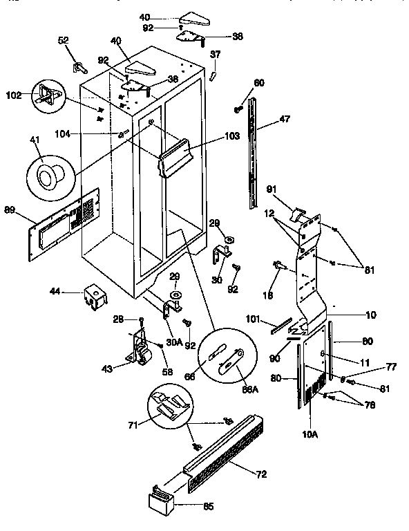 Cabinet parts