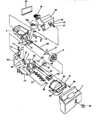 Ice bucket/auger