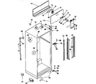 Kenmore 25376847790 cabinet parts diagram
