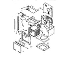 Whirlpool RBS305PDB1 oven diagram
