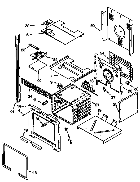 Upper oven
