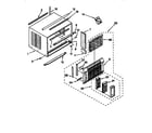 Whirlpool ACQ254XF0 cabinet diagram