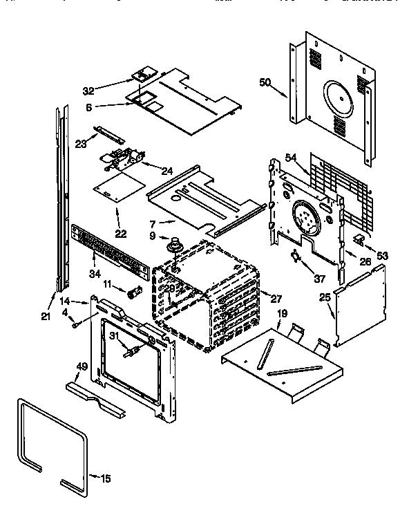 Upper oven