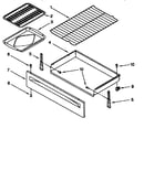 Drawer and broiler