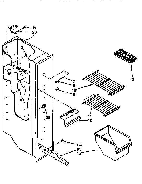 Freezer liner