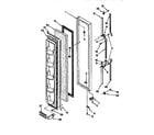 Whirlpool ED20ZKXDW02 freezer door diagram