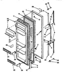 Refrigerator door